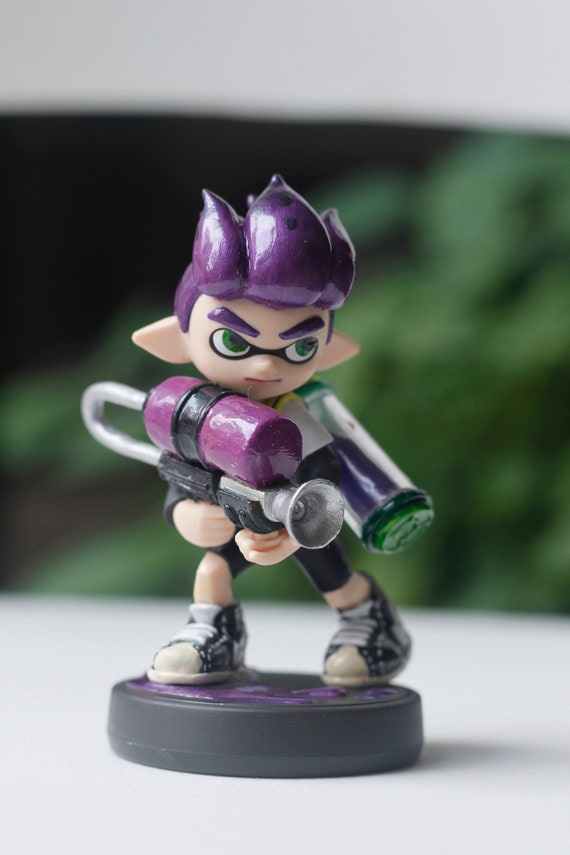 Viantastic Custom Purple Inkling Boy Amiibo Etsy Viantastic Custom Purple Inkling Boy Amiibo Etsy