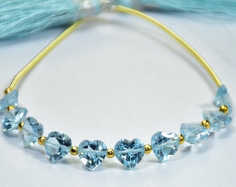 ファセットカットの宝石ビーズ：ペリドット、アメジスト、シトリン