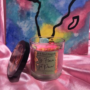 My Flower Got Power ! , Healing Intention Candle