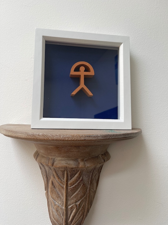 Indalo framed figure, Spain, Andalusia, España, Mojácar, momento, folklore, lucky charm, holidays, sunshine, beach, cave, symbol, Camino