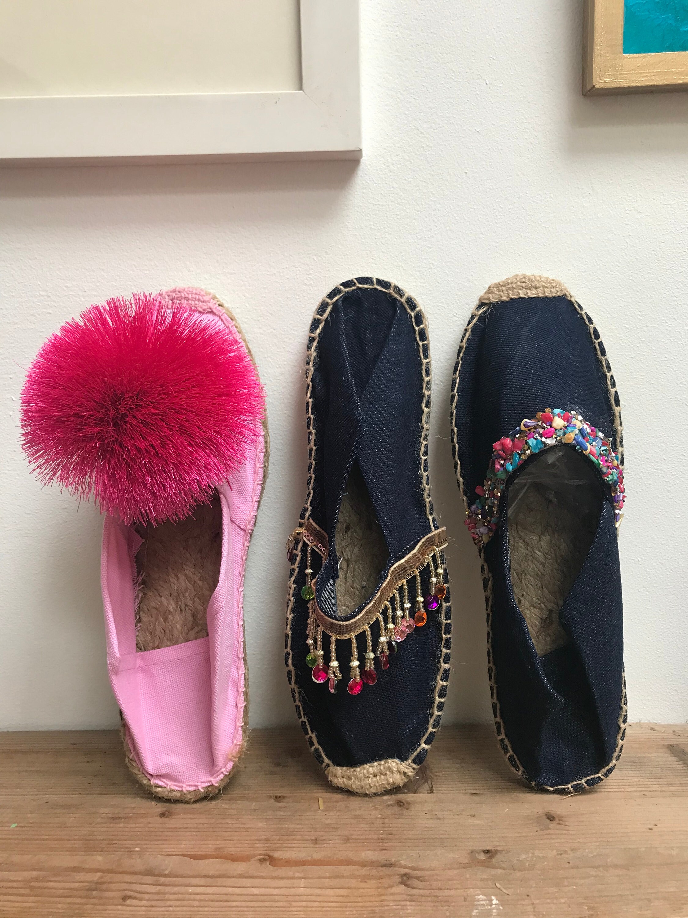 Pom pom store espadrilles sandals