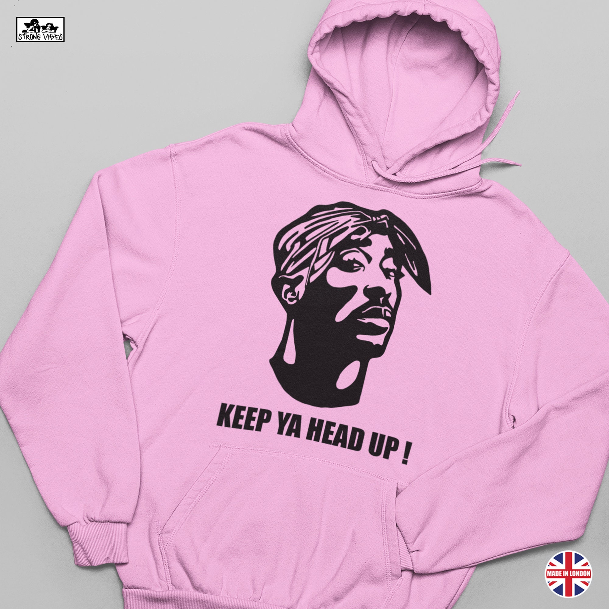 Tupac tattoo hoodie Clearance