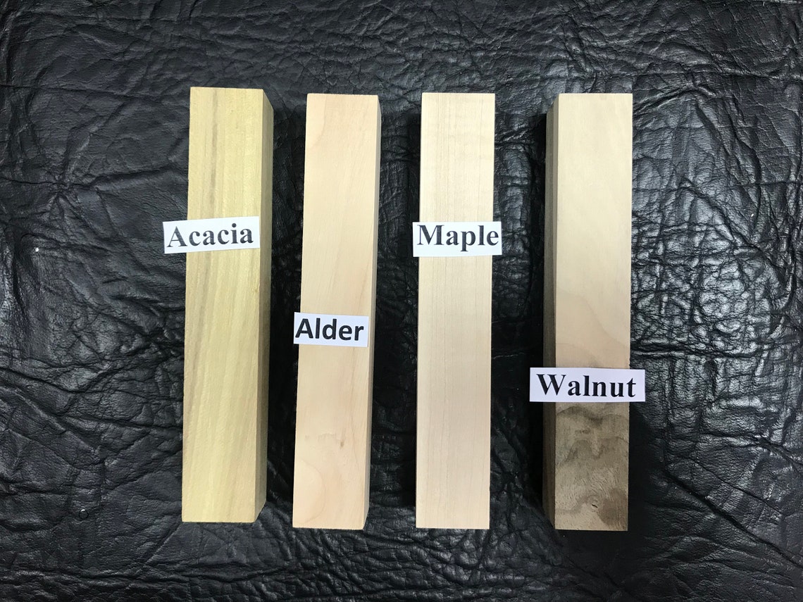 Set of 4 Wooden Blocks.wooden Pen Blanks. Wood Carving Blanks. Wooden