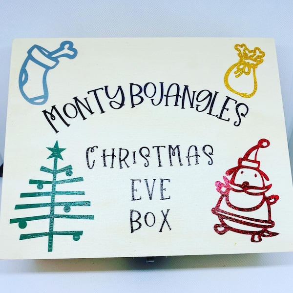 Personalised Dog Christmas Eve Box