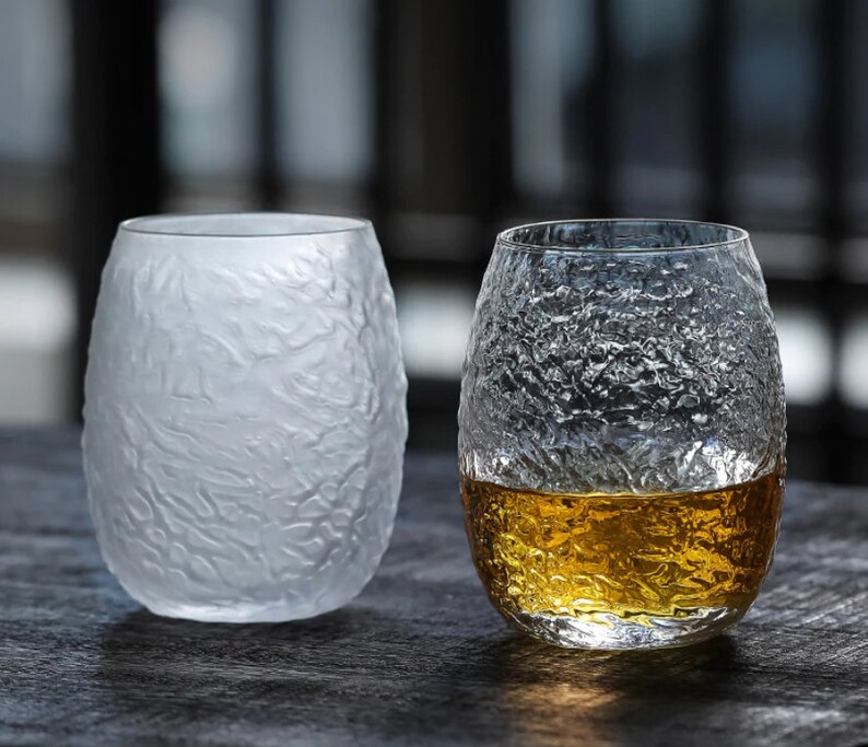 Beautiful Japanese Style Glass. Enjoy Your Whiskey or Your Etsy