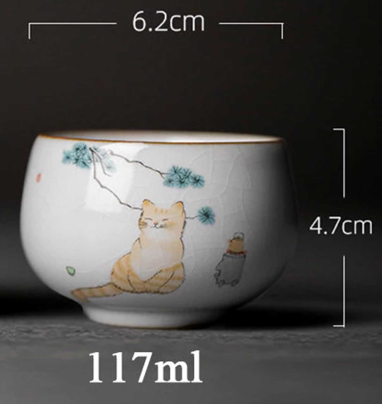 Vintage Japanese Traditional Tea Cup. Ceramic Tea Mug for Etsy