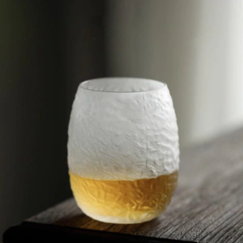 Beautiful Japanese Style Glass. Enjoy Your Whiskey or Your Etsy