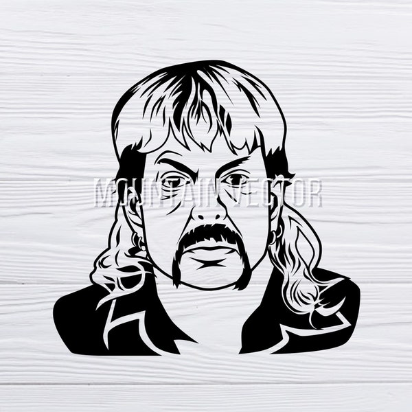 Joe Exotic svg, Tiger King svg, Joe Exotic, Tiger King, perfect for cricut, silhouette svg, vector, cutting file