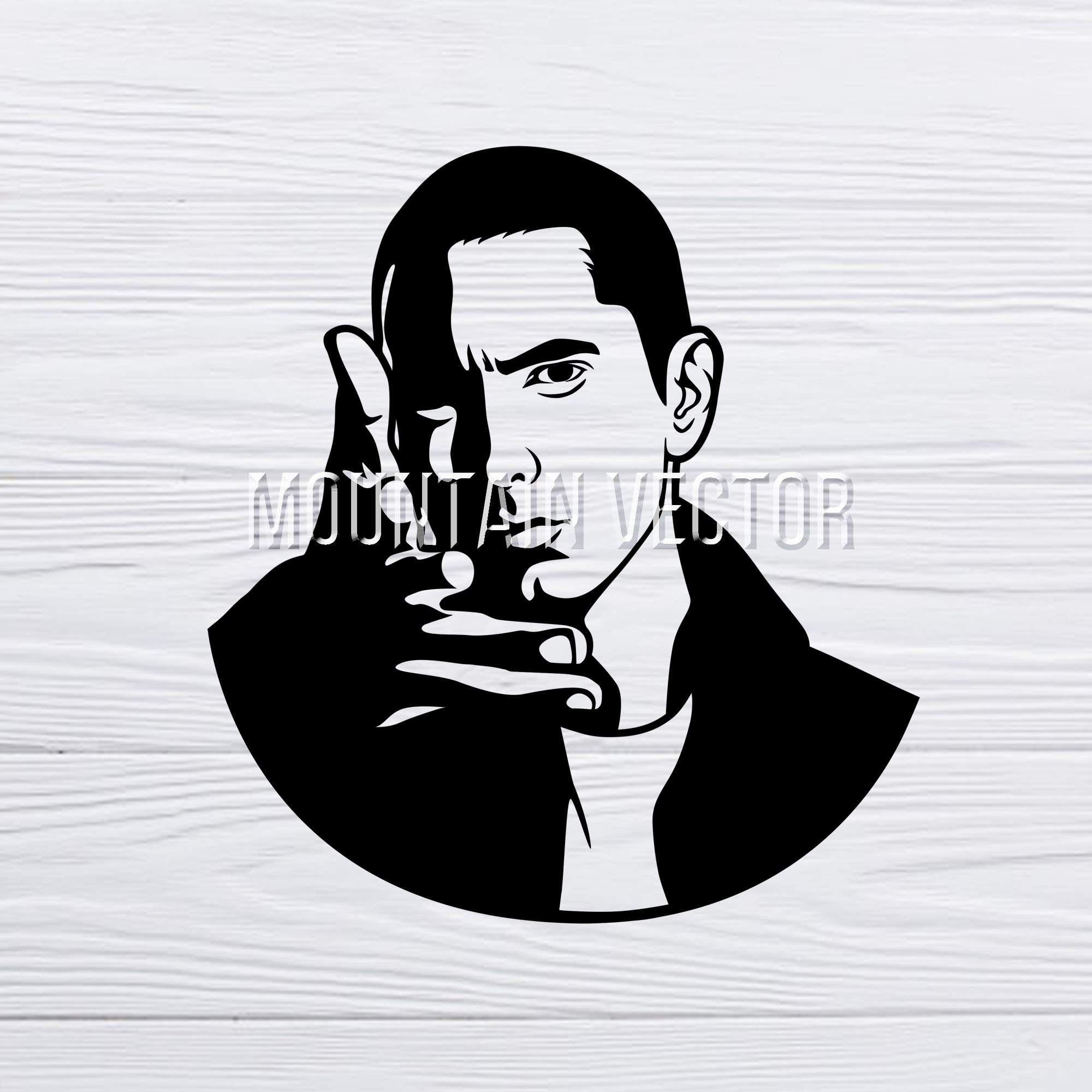 Eminem SVG Eminem Silhouette Rapgod Cutting File Perfect | Etsy