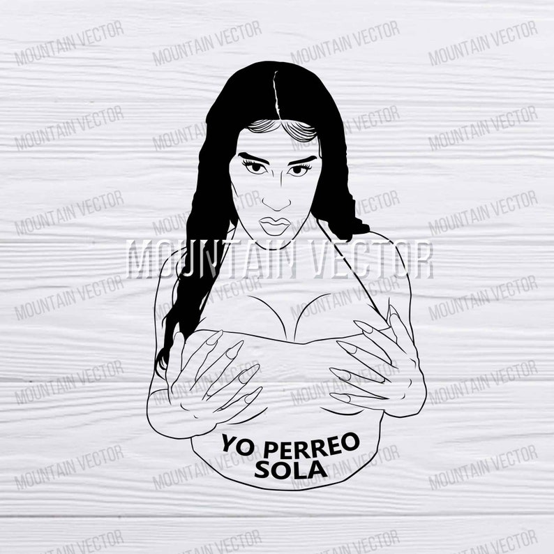 Download Yo perreo sola Bad Bunny Svg Png Cricut File Perfect for ...
