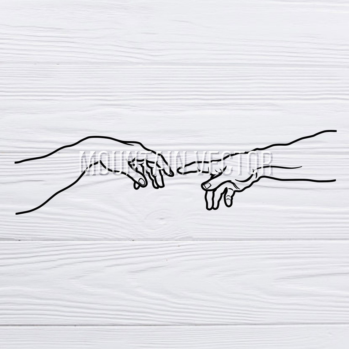 Michelangelo Svg the Creation of Adam Svg Png Art Classic - Etsy