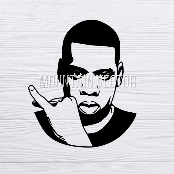 Jay Z SVG, Jay Z Portrait SVG, Rapper Silhouette, Perfekt für Cricut - Etsy  Österreich