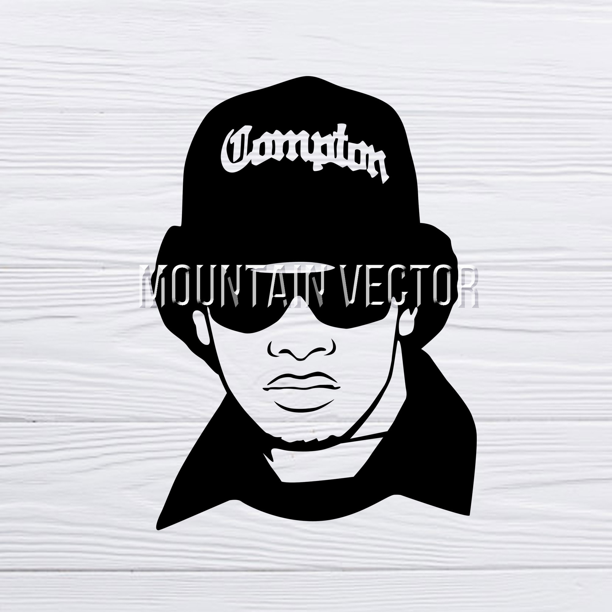 Eazy-E SVG PNG Eazy E Clipart straight Outta Compton Eazy Duz - Etsy España