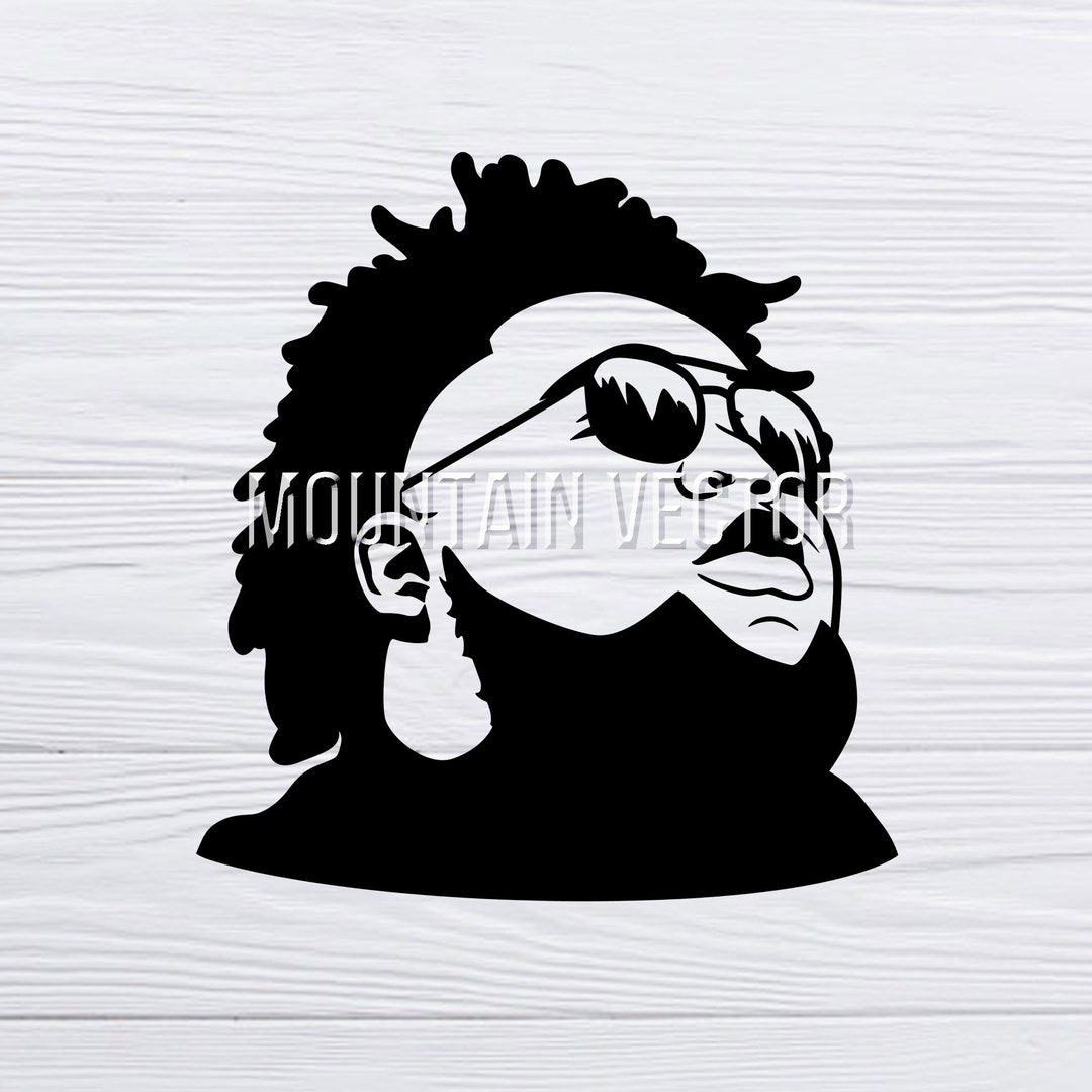 Rod Wave SVG, Rod Wave Silhouette, Portrait, Rapper Face Svg, Cricut