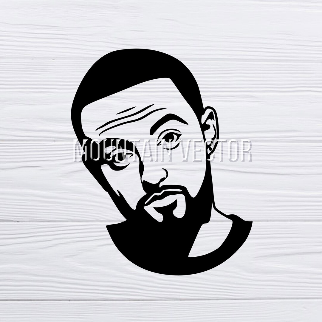 Mac Miller SVG, PNG , Mac Miller Portait, Mac Miller Silhouette, Mac