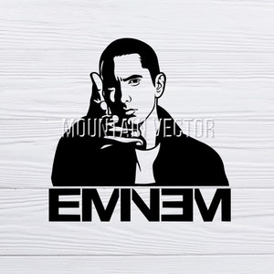 Eminem SVG Eminem Silhouette Rapgod Cutting File Perfect - Etsy