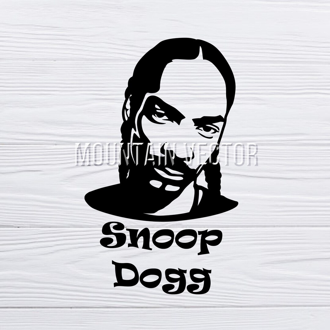 Snoop Dogg Rap SVG, Rapper Silhouette, Perfect for Cricut, Snoopy - Etsy