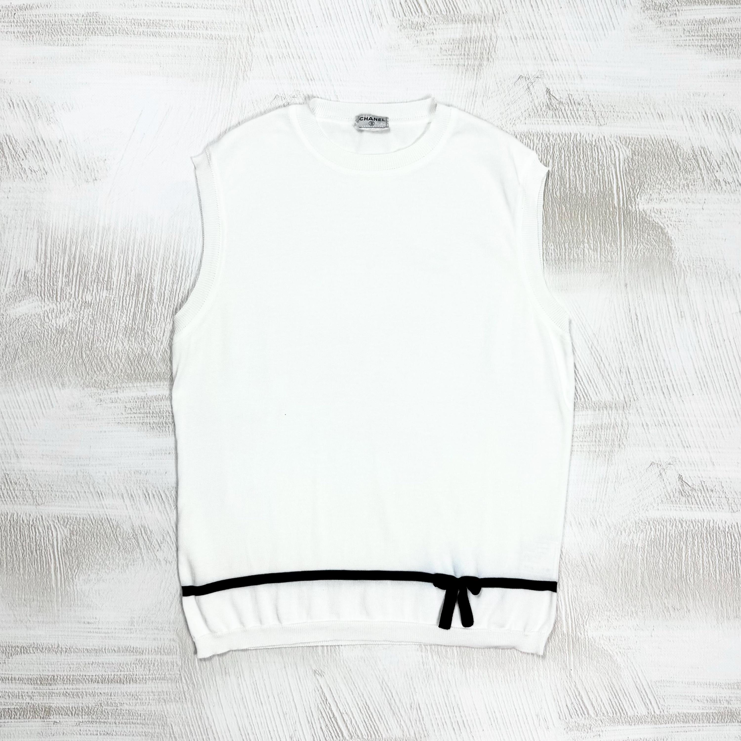 White Chanel Tank Top - Etsy
