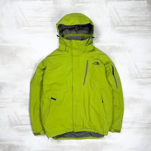 Chaqueta de esquí Ravina para hombre de The North Face, estilo vintage, HyVent, color verde lima, nailon, para senderismo, Gorpcore, talla M.
