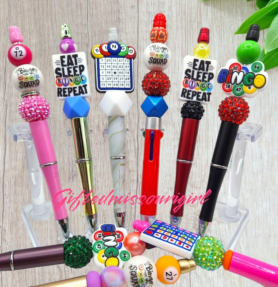 Bingo // Bingo Ball // Bingo Card // Bingo Squad // Beaded Pen // Pen