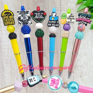 Sarcastic & Funny Ink Pens // Suck It Up // I Hate People // Swear // Ready to Ship 10/25