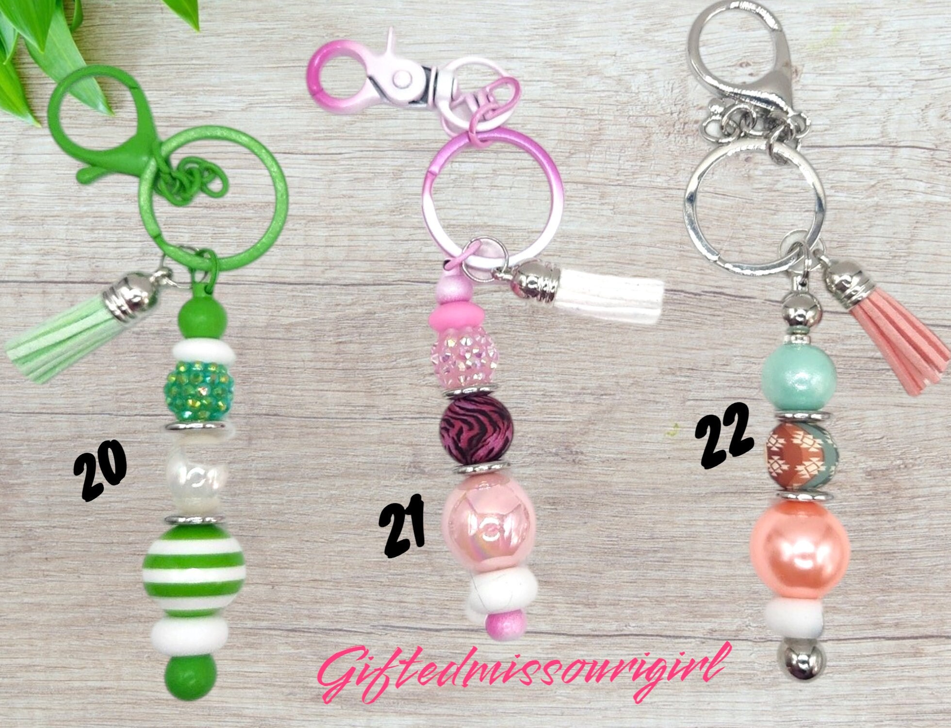 キーホルダー・キーリング LOW CLASSIC : 24SS / BEADS KEY RINGS (3COLORS) LOW CLASSIC : 24SS / BEADS KEY RINGS (3COLORS) (LOW CLASSIC