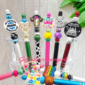 Stylus // Pen  // Cow // Apple // Fur Mama // Pig // Adult // Sarcastic // Beaded // Many Options // Ready to Ship **Updated 1/24