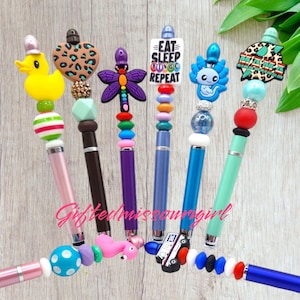 LAST CHANCE Stylus Pen // Listing #1 // Touch Screen Pen // Cow // Apple // Fur Mama // Beaded // Many Options // Ready to Ship L589 *9/24