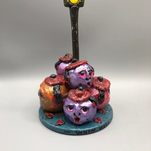 When Hell freezes over the Bumblers sextet will be there. - OOAK Polymer Clay Sculpture