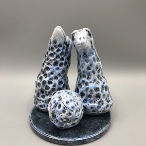 Expecting - The Lunar Family - OOAK Polymer Clay Sculpture
