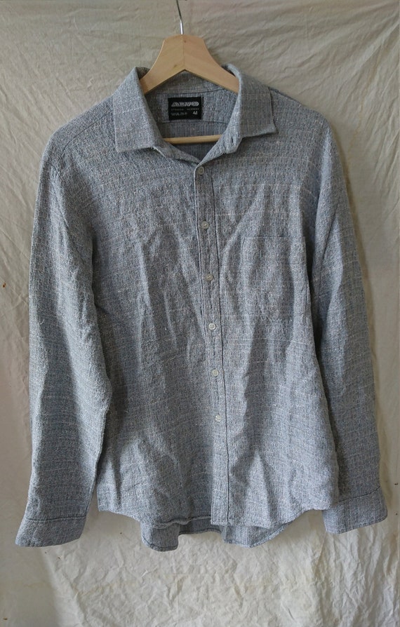 Shirt vintage long sleeve long sleeve grey
