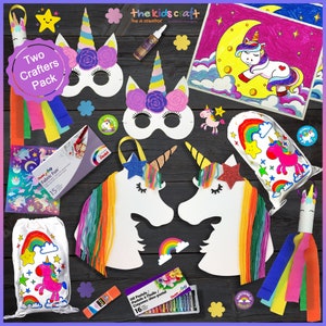 Unicorn Kids Crafts Box, The Kids Craft DIY Crafts, Crafts Box for Kids, Arts & Crafts Activity, Busy Kid Gift, Gift for Kids