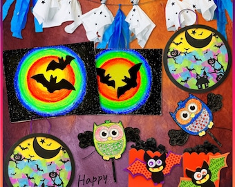 Halloween Crafts for Kids, The Kids Craft, Gifts for Kids, DIY Activity Gift for Kids, The Enchanted Halloween Night, Kids Activities