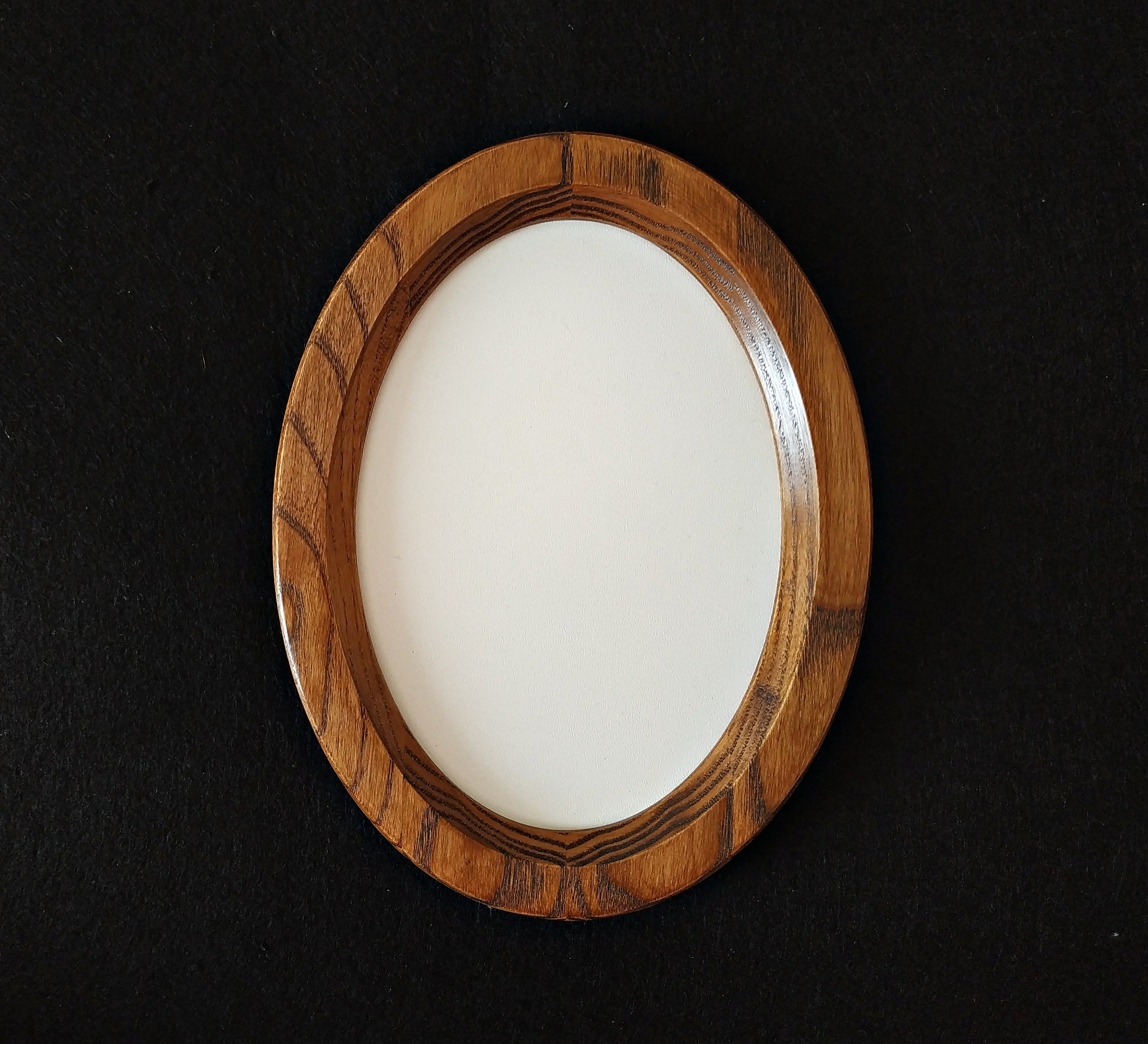 Oval Frame Modern Oval Frame Wooden Frame Oval Photo Frame Etsy
