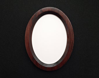 Wooden oval frame, modern oval frame, wooden frame, oval photo frame