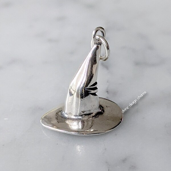 Sterling Silver Witch Hat Charm