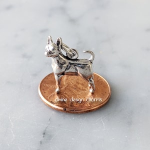 Sterling Silver Chihuahua Dog Charm