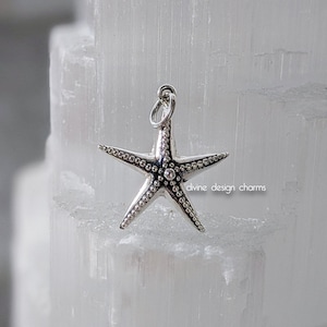 Sterling Silver Starfish Charm