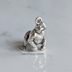 Sterling Silver Gorilla Charm