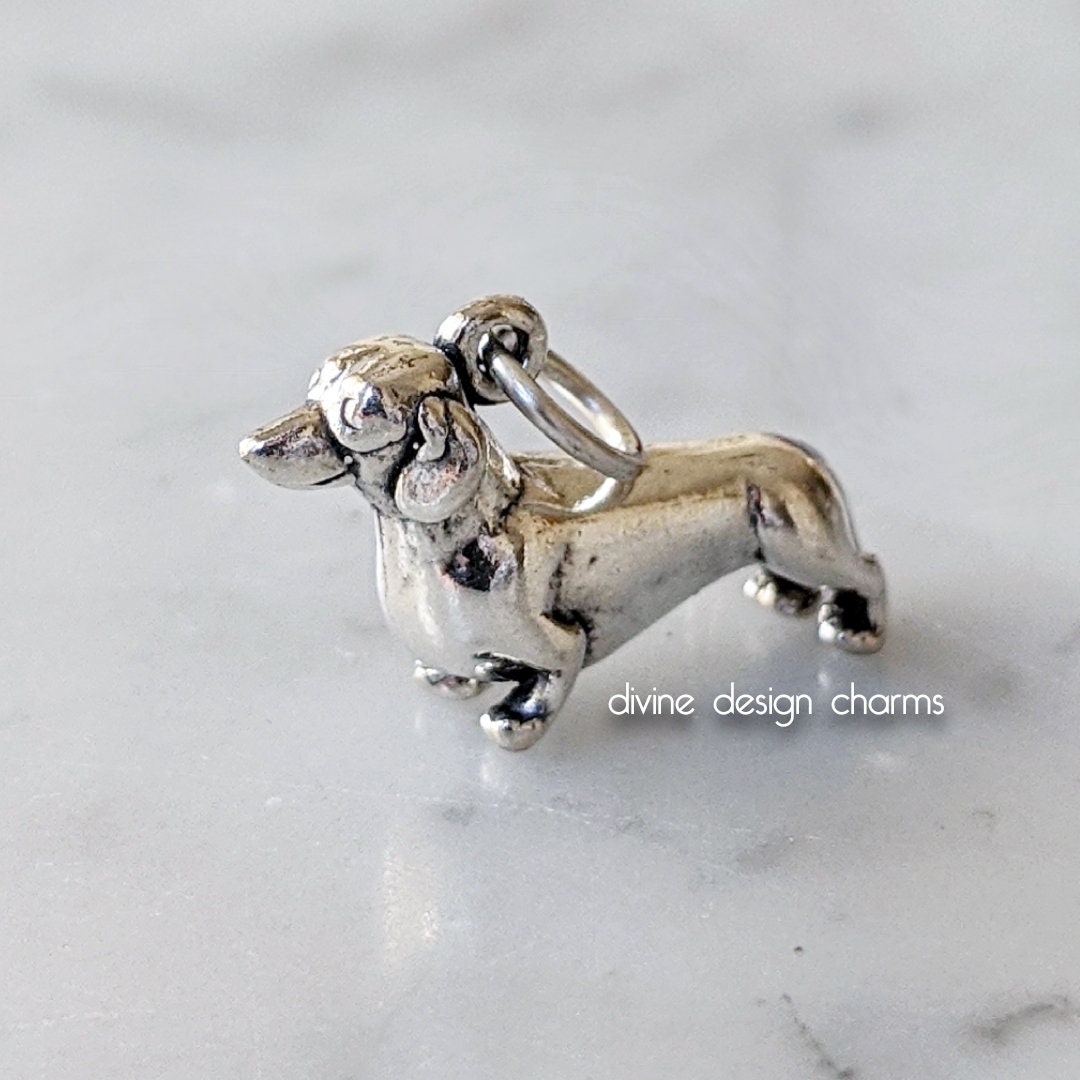 Sterling Silver James Avery Dachshund Dachshund Silver Charm Solid