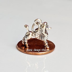 Sterling Silver Poodle Charm