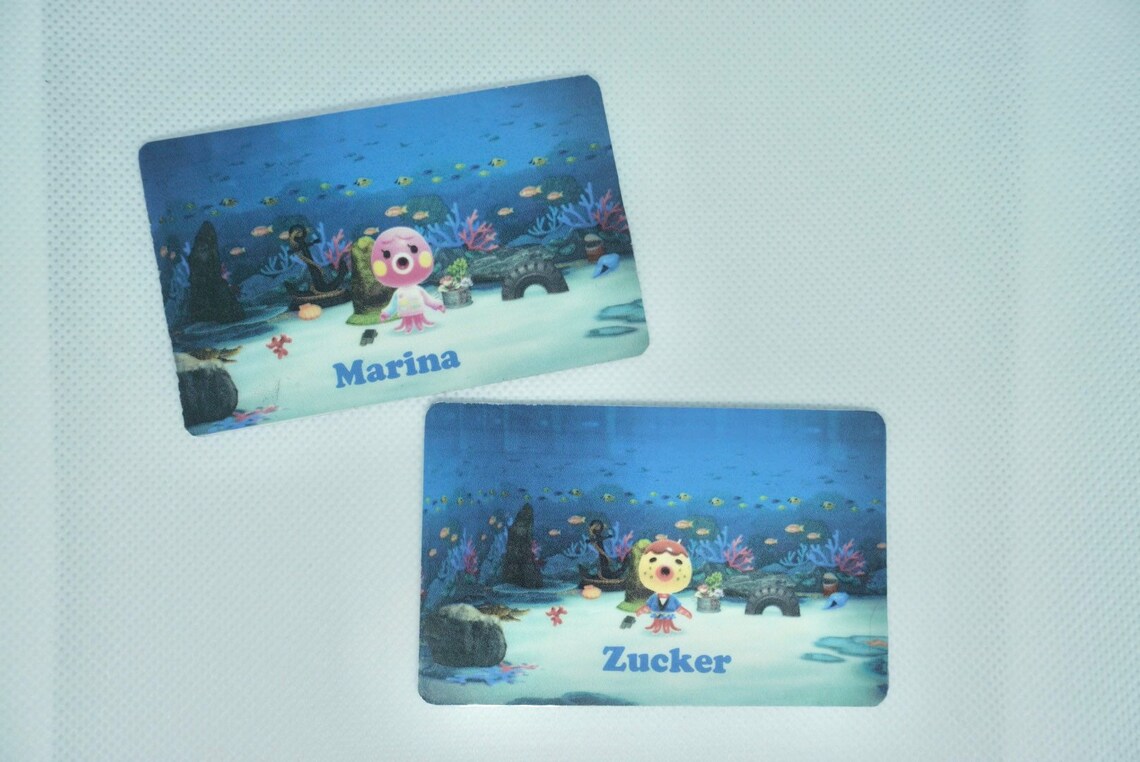 Zucker Animal Crossing Handmade Amiibo Card | Etsy