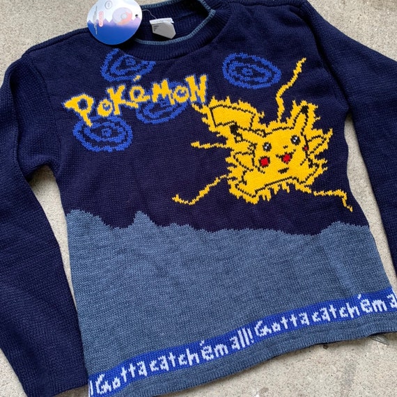 rare vintage 1998 knit Pokémon sweater