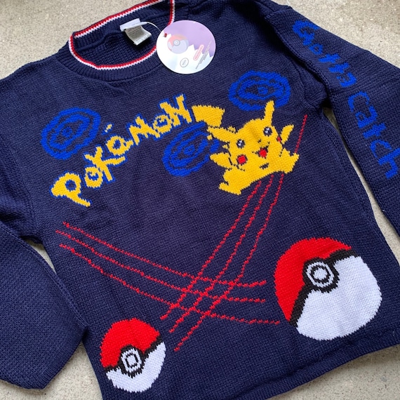 vintage 1998 knit Pokémon sweater