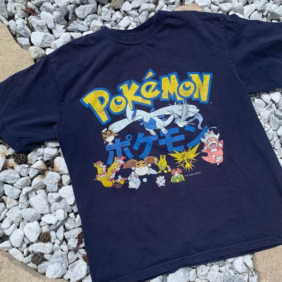 rare vintage 2000 pokemon graphic tee