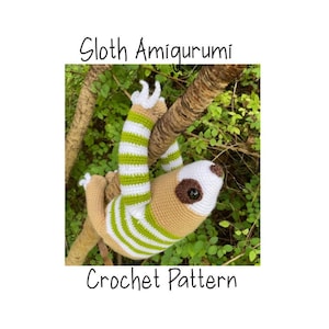 Sloth Amigurumi Crochet Pattern | PDF Download