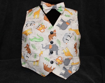 Children's Vest and Bow Tie