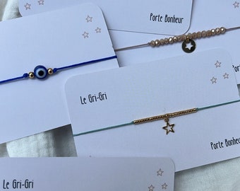 Grigri bracelet - Good luck bracelet - Friendship bracelet - Bracelet to share - Thank you bracelet - Nanny mistress bracelet