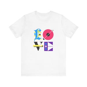Valentines Love T-Shirt, Romantic Tee, Heart Print Shirt, Valentine&#39;s Day Gift, Relationship Message Shirt