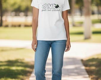 Peace Love Pickleball T-Shirt,  Pickelball Enthusiast